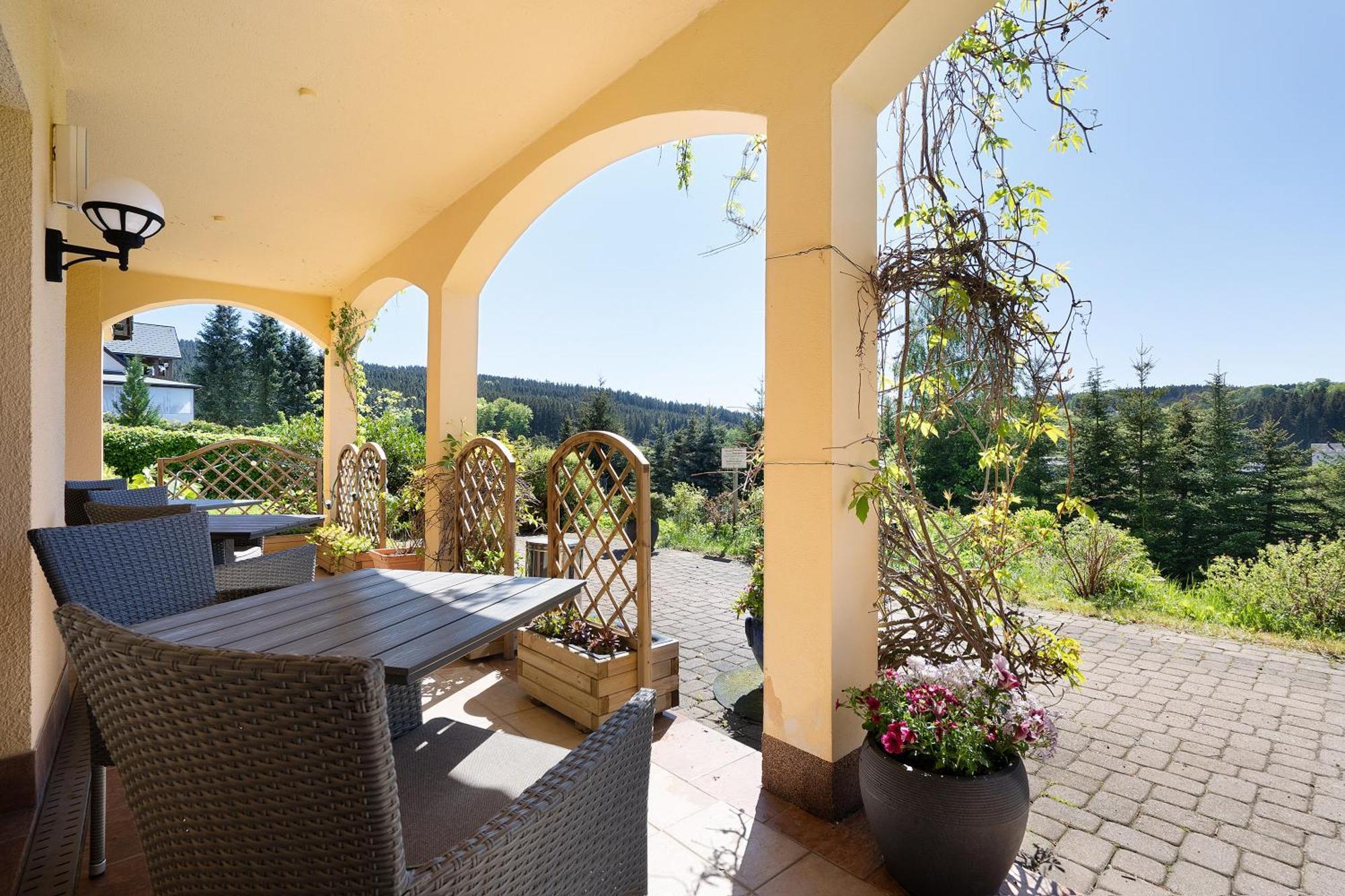 Pension Bergblick Marienberg Exterior photo