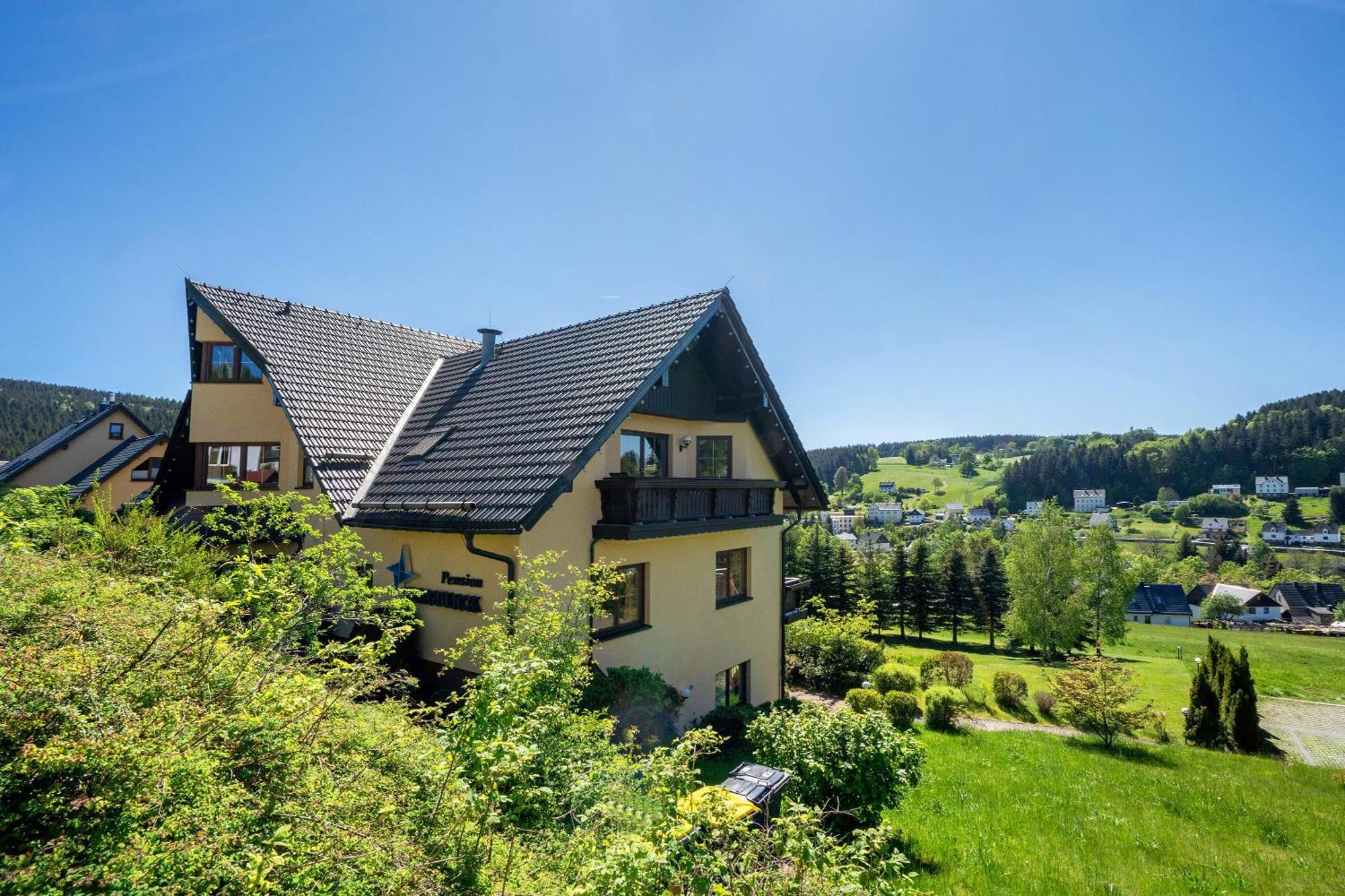 Pension Bergblick Marienberg Exterior photo